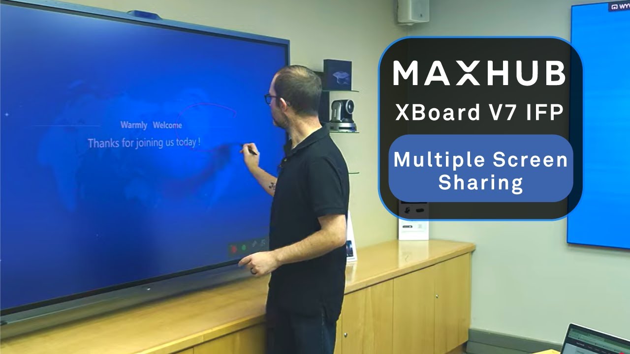 MAXHUB XBoard V7 IFP Multiple Screen Sharing