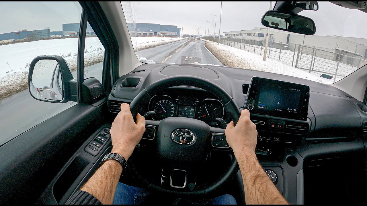 2021 Toyota Proace City Verso (1.5 D-4D 131HP) | POV Test Drive #670 Joe Black