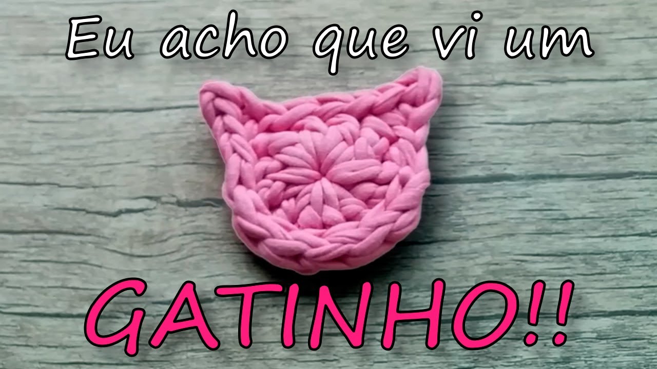 Tutorial Gatinho em fio de malha (chaveiro ou lembrancinha) - Crochê Moderno