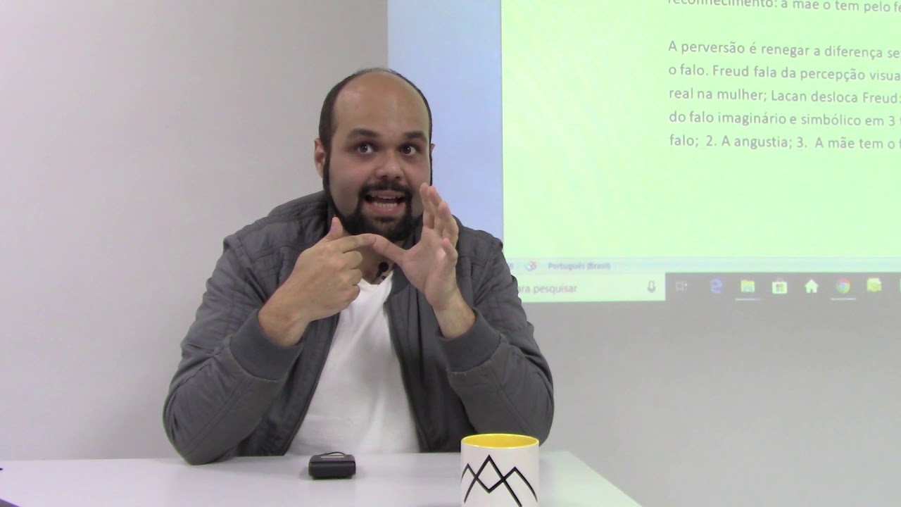 6ª Aula Ao Vivo de Psicanálise -  A Perversão Humana - Prof. Arthur Mendes