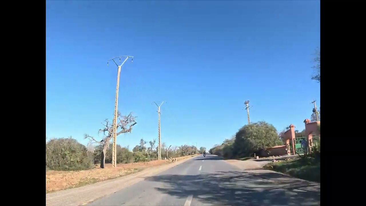 Balade en moto dans la région de Rabat