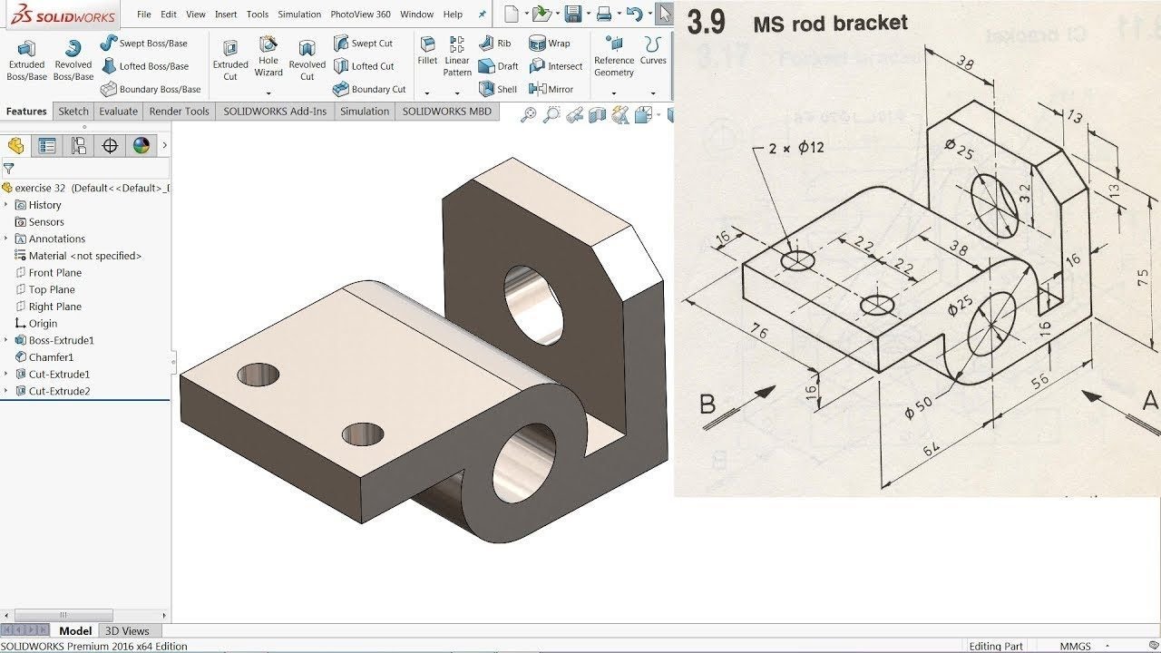 Solidworks 177. Ders 3 Boyutlu Katı Modelleme