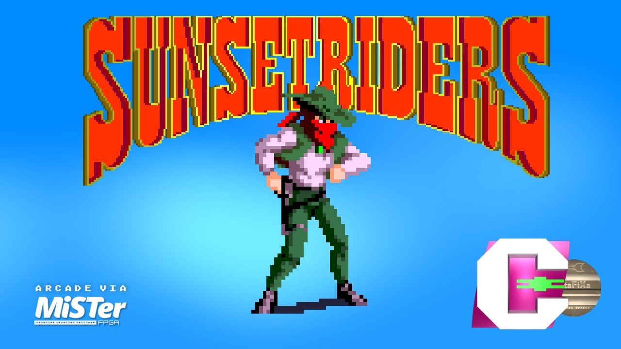 Sunset Riders (Arcade via MiSTer) | BotaFiXa