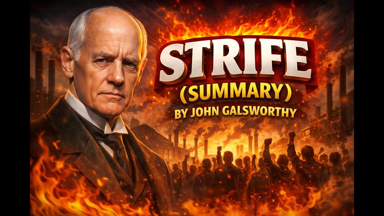 Strife Summary by Rathi Sir (Hindi).. written by John Galsworthy. Important for Up TGT
