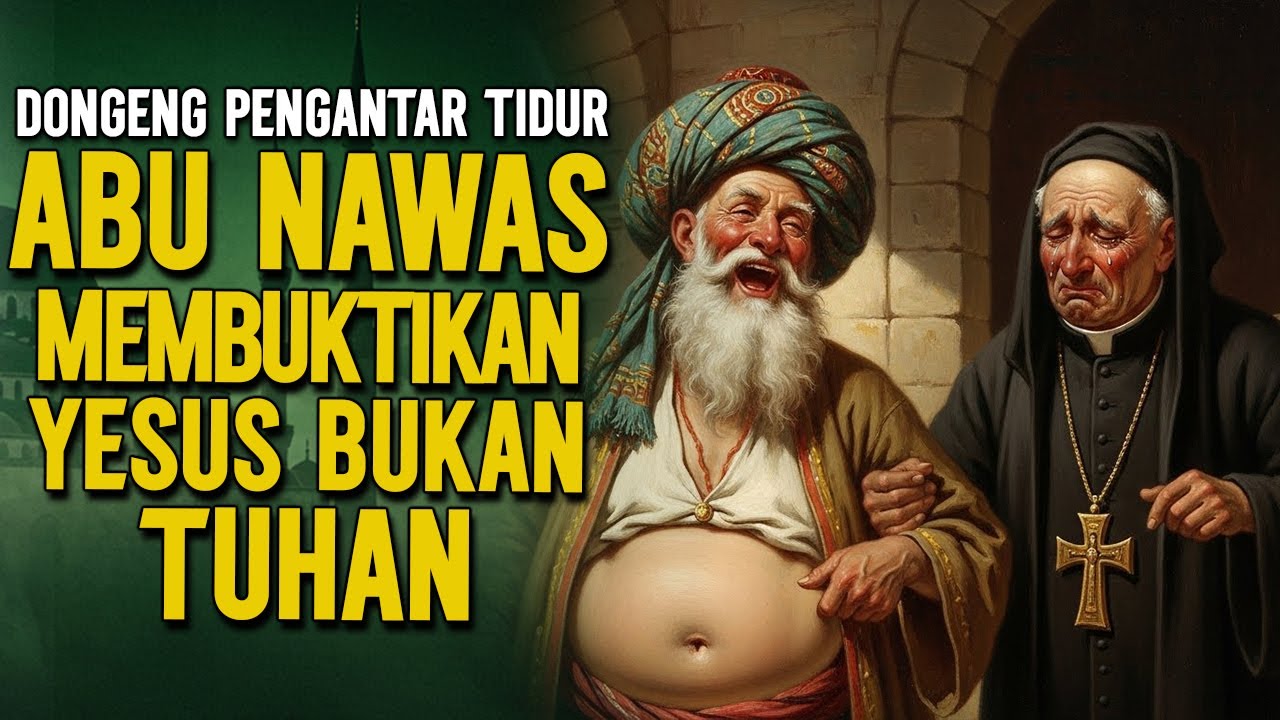 ABU NAWAS BUKTIKAN YESUS BUKAN TUHAN KEPADA PASTOR || DONGENG LUCU PENGANTAR TIDUR