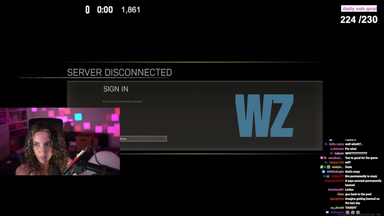 NADIA FINALLY BANNED FROM WARZONE LIVE!!!!
