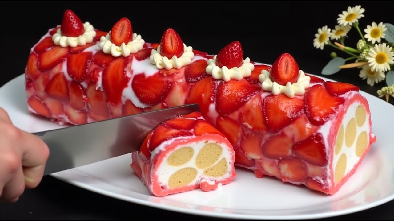 Das UNGLAUBLICHSTE Erdbeerdessert🍓ohne Backen, das Sie jemals probieren werden!