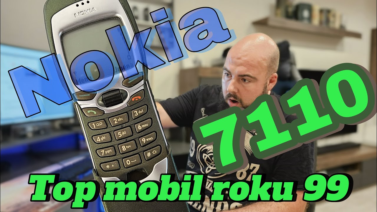 Unboxing a retro recenze Nokia 7110 - top mobil roku 1999