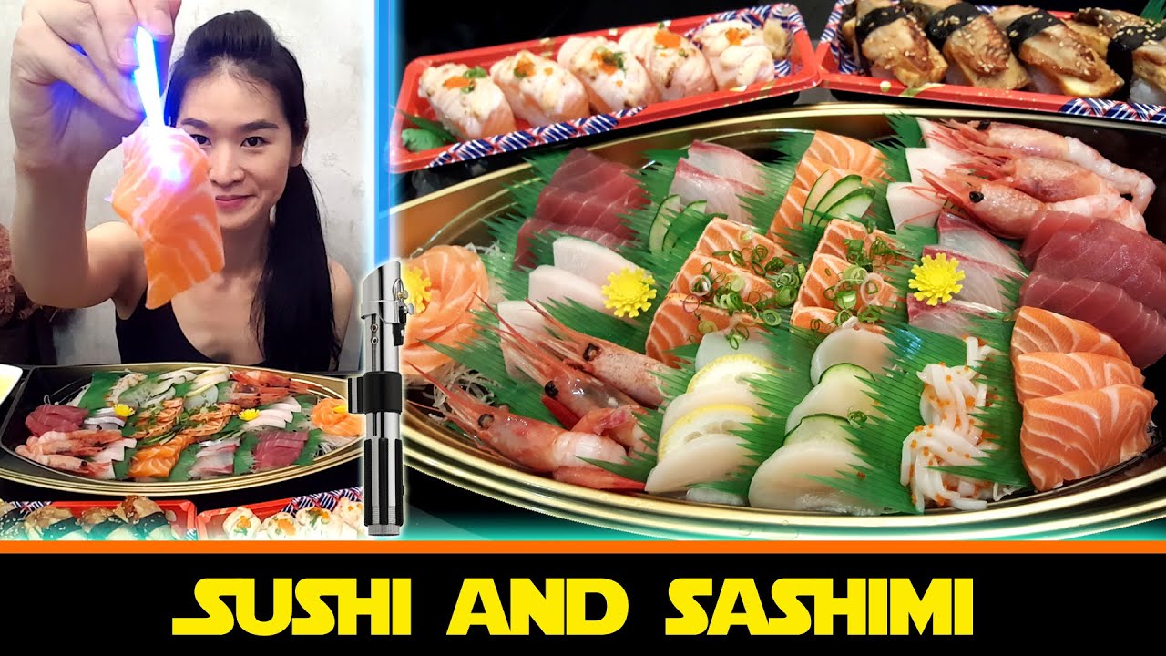 SUSHI & SASHIMI 2 (Eating Show - Mukbang) Peggie Eats S02E16