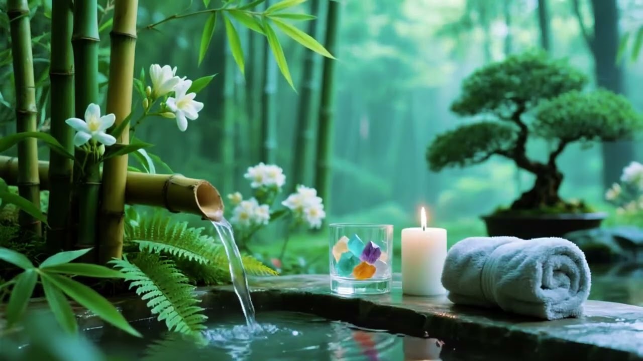 Soothing Relaxing Music 🌻 Peace of Mind, Anxiety Relief, Calm Water for 24 Hour Sleep