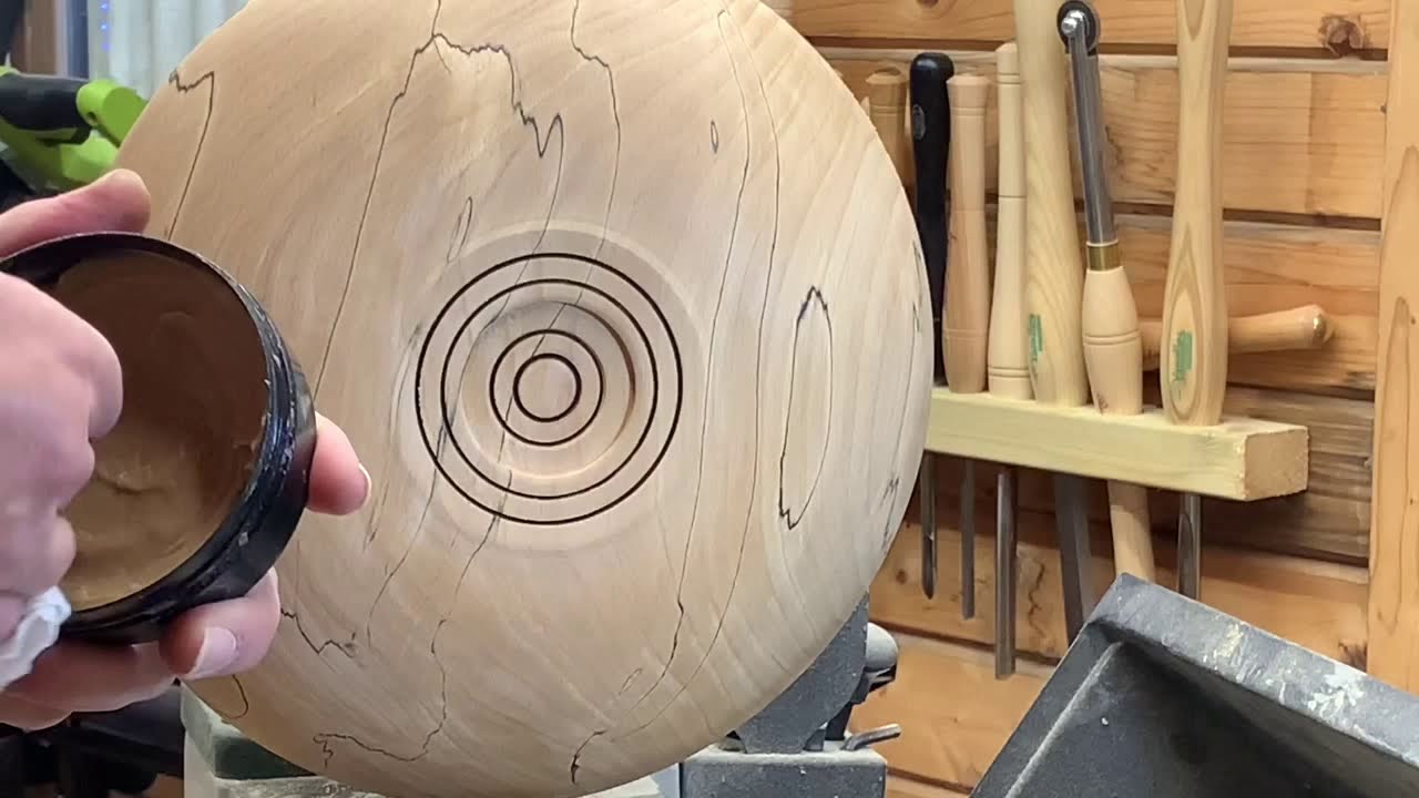 Wood Turning - 12” Spalted Beech Platter