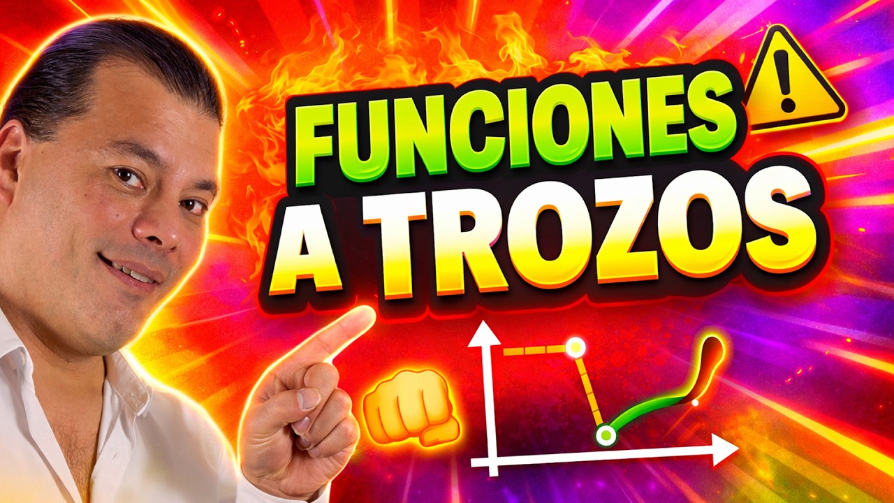 FUNCIONES A TROZOS FÁCIL 🔥 | Lo que SIEMPRE cae en el examen
