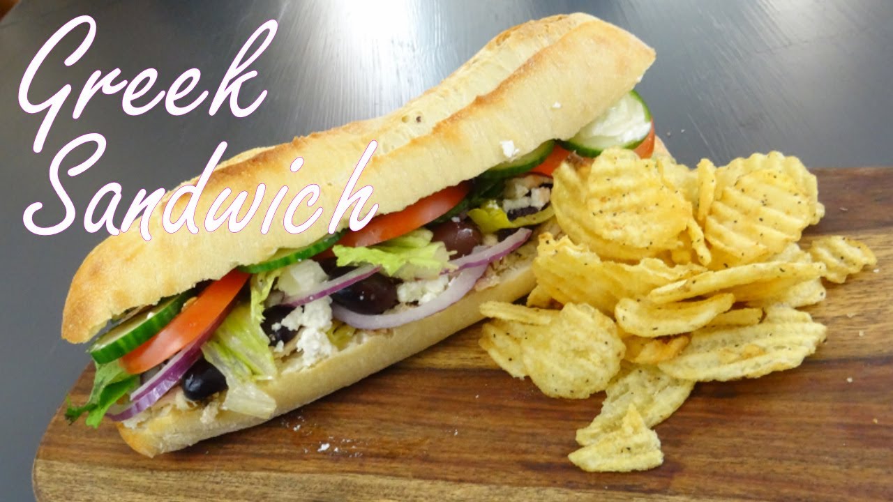 Greek Salad Sandwich - Sandwich Recipes