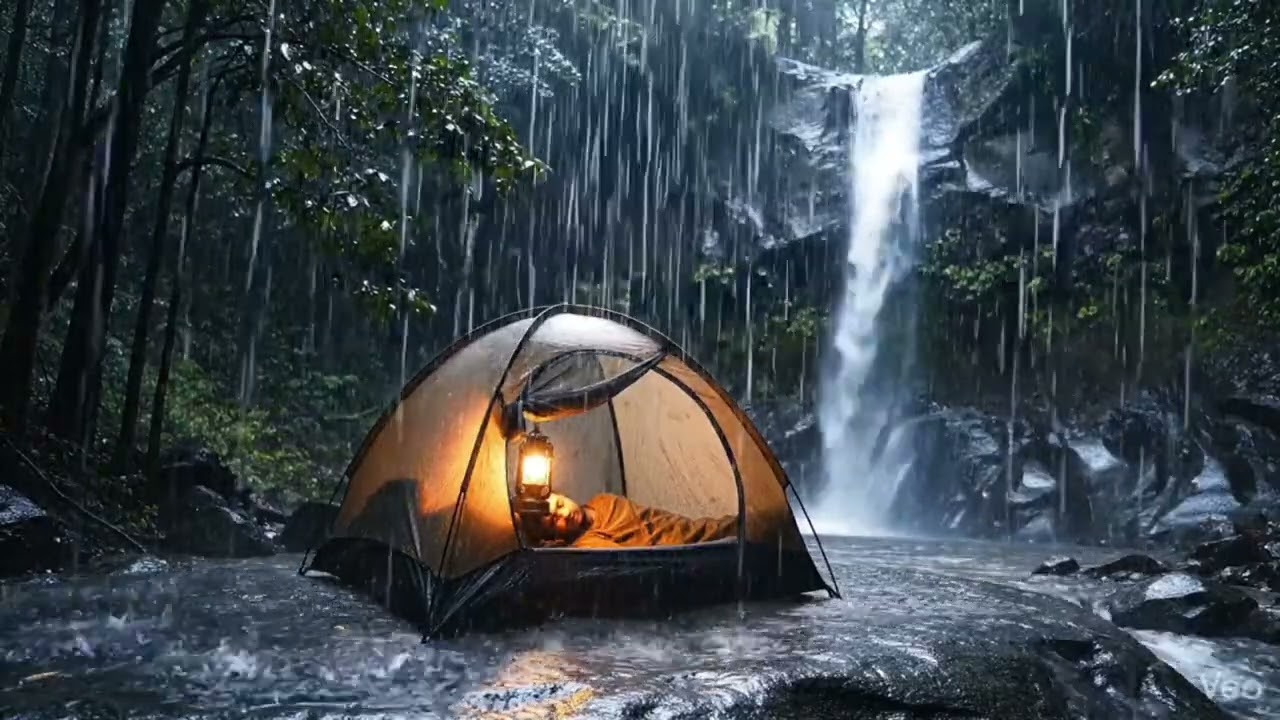 Rain sounds for sleeping | forest rain sounds #rain #rainambience #rainoundforsleep #viralvideo