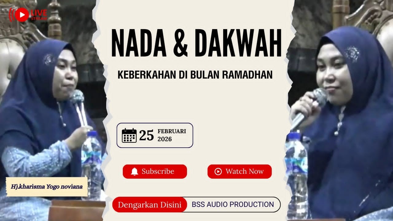 LIVE !!! NGAJI BARENG BERSAMA HJ KHARISMA YOGI NOVIANA SPESIAL RAMADHAN