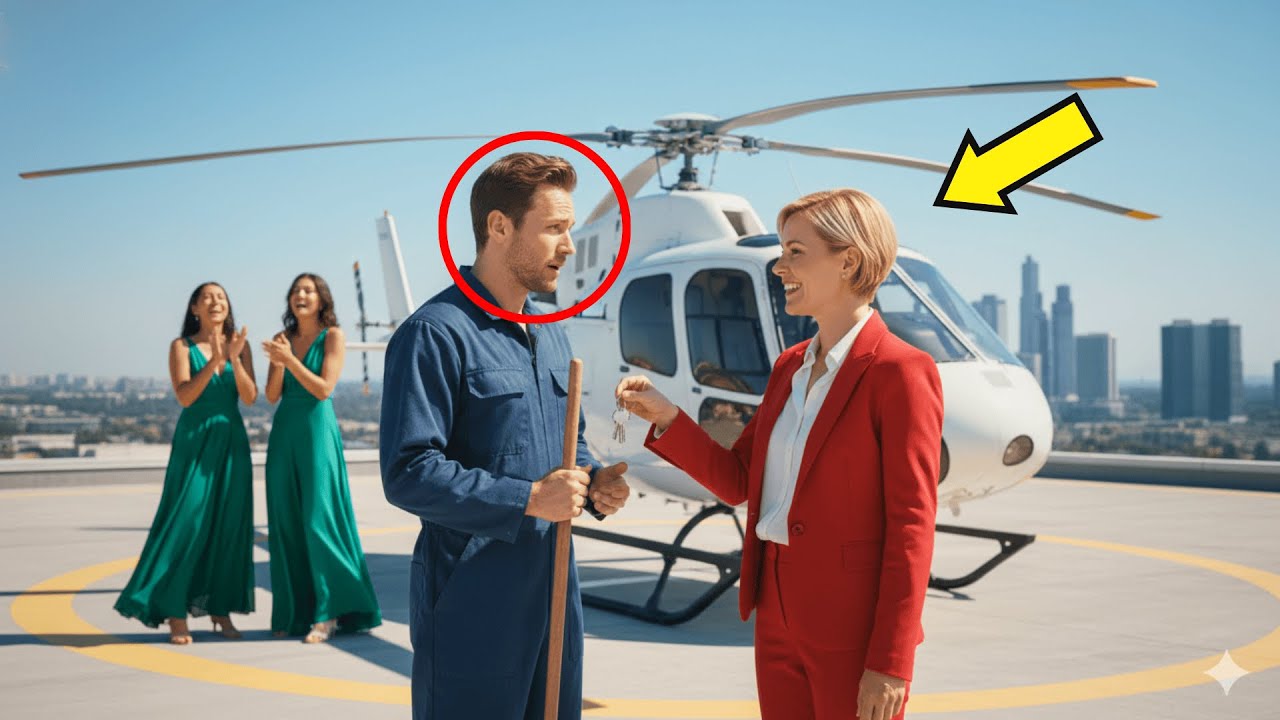 LENTÄÄ TÄTÄ HELIKOPTERIA NIIN MENEN KANSSASI NAIMISIIN – JOHTAJA JÄÄTYI, KUN MIES OLIKIN OMISTAJA!