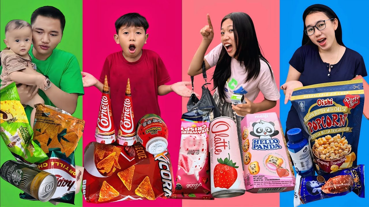 PILIH MAKANAN 1 WARNA SESUAI BAJU !! Yogafamilly