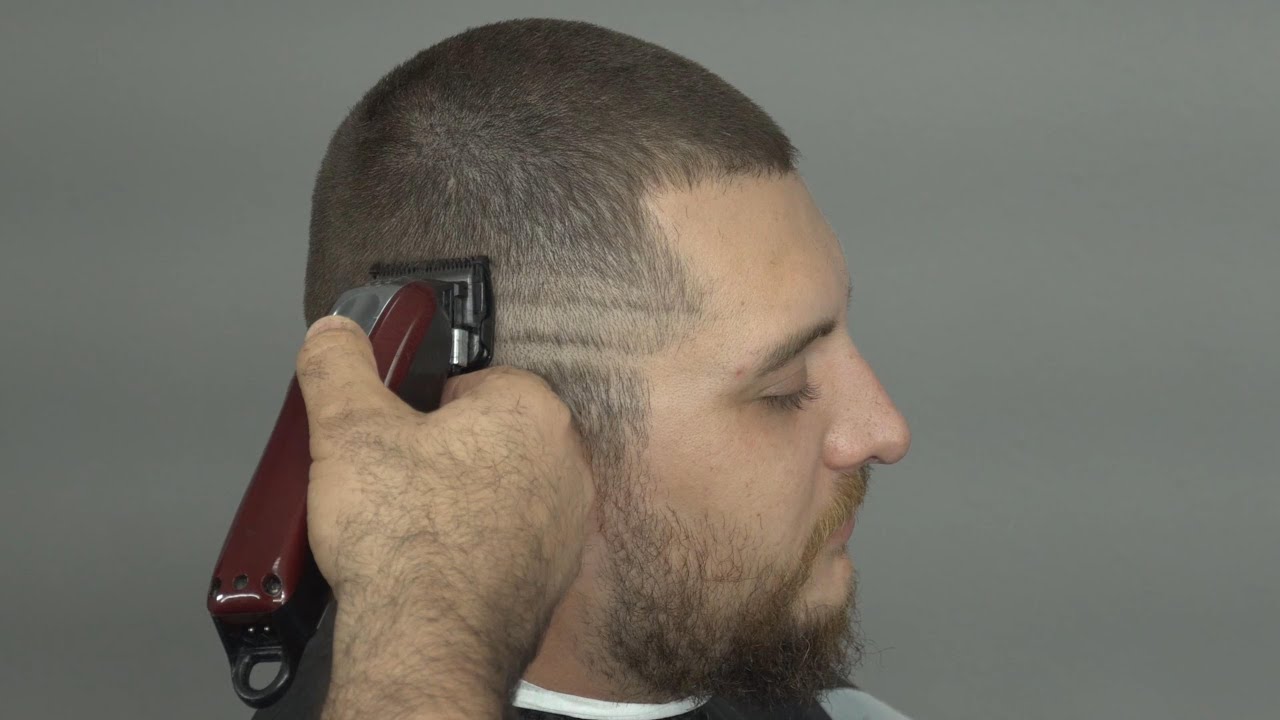 Buzz cut clean fade in easy technique!