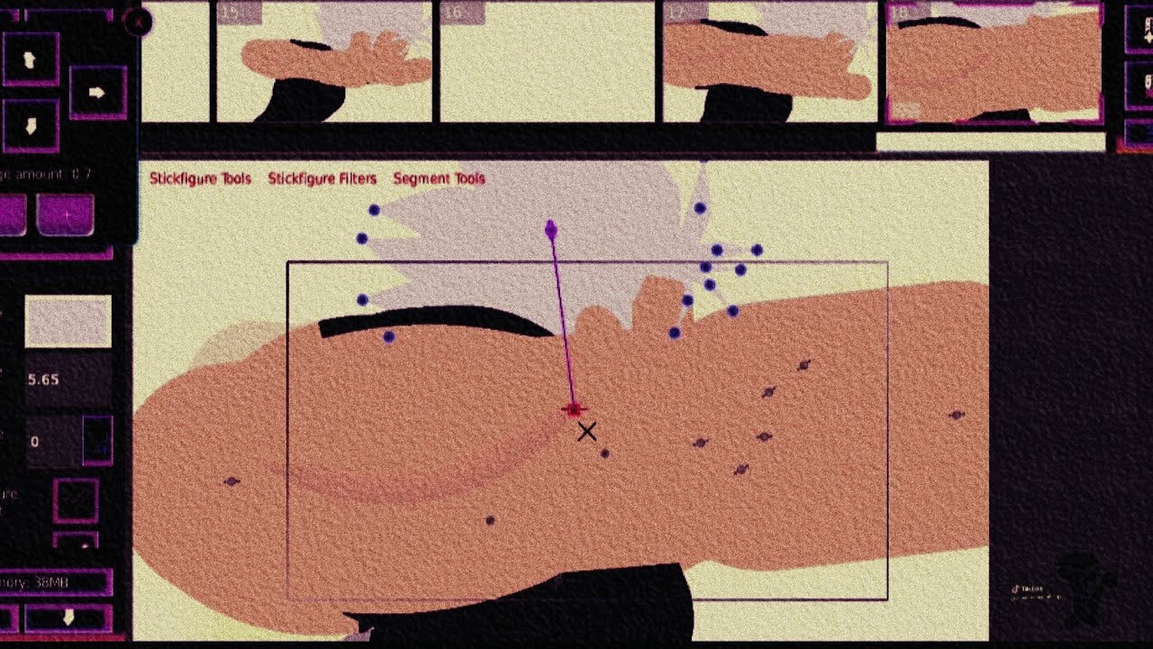 Stick Nodes Animation Time lapse -Gojo VS Kaizen 2