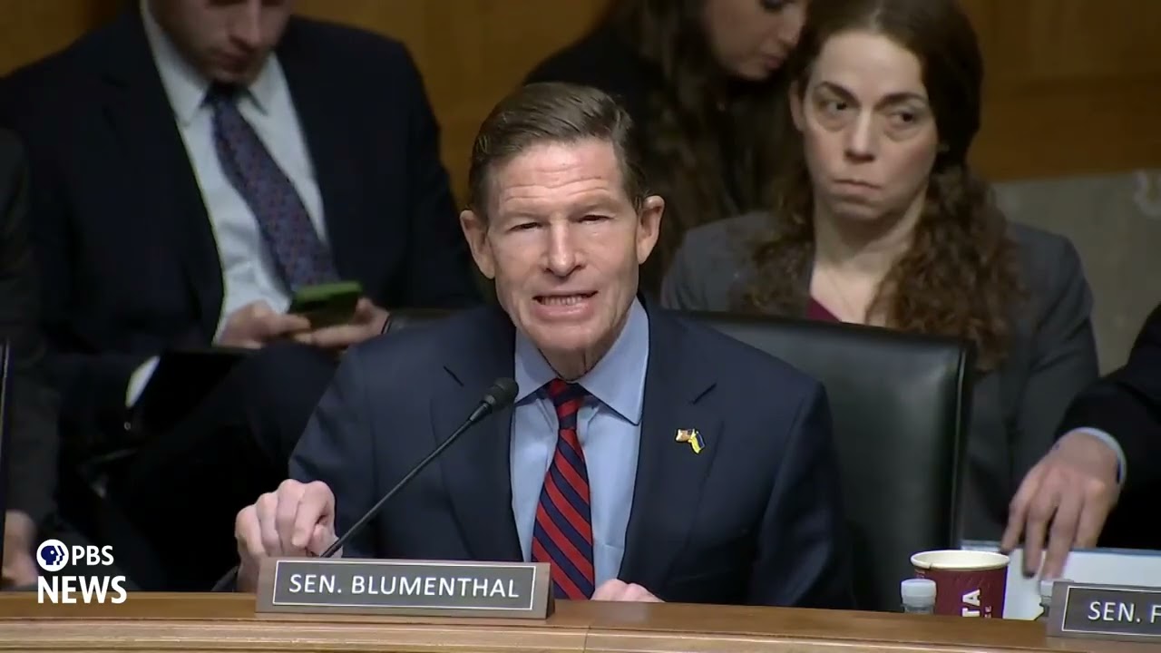 WATCH: Sen. Blumenthal questions Sen. Mullin in DHS confirmation hearing
