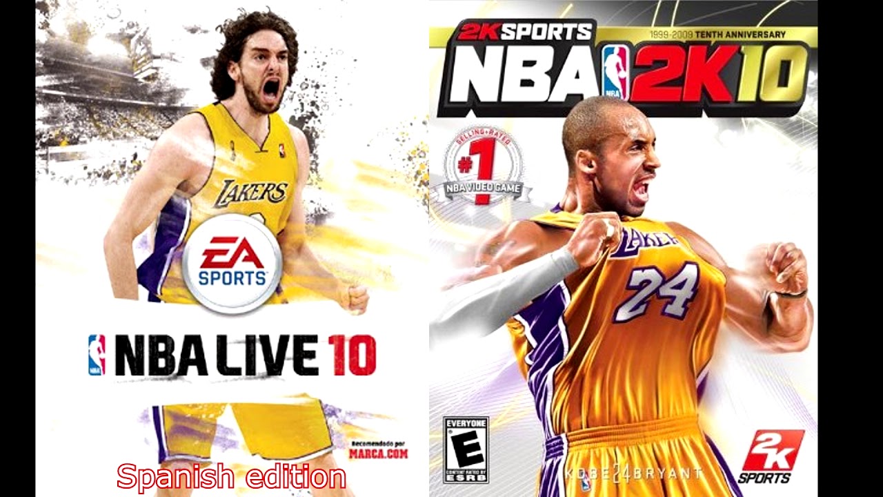 NBA 2K COVERS VS NBA LIVE COVERS THROUGH THE YEARS