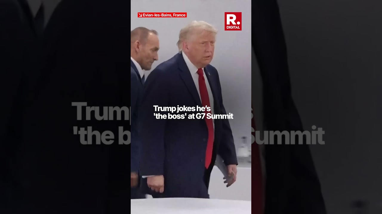 &lsquo;I&rsquo;m the Boss&rsquo;: Donald Trump Jokes With World Leaders on Final Day of G7 Summit