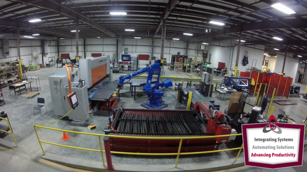 Automated Sheet Metal Cell - Plasma cutting - Bending - Welding of Sheetmetal