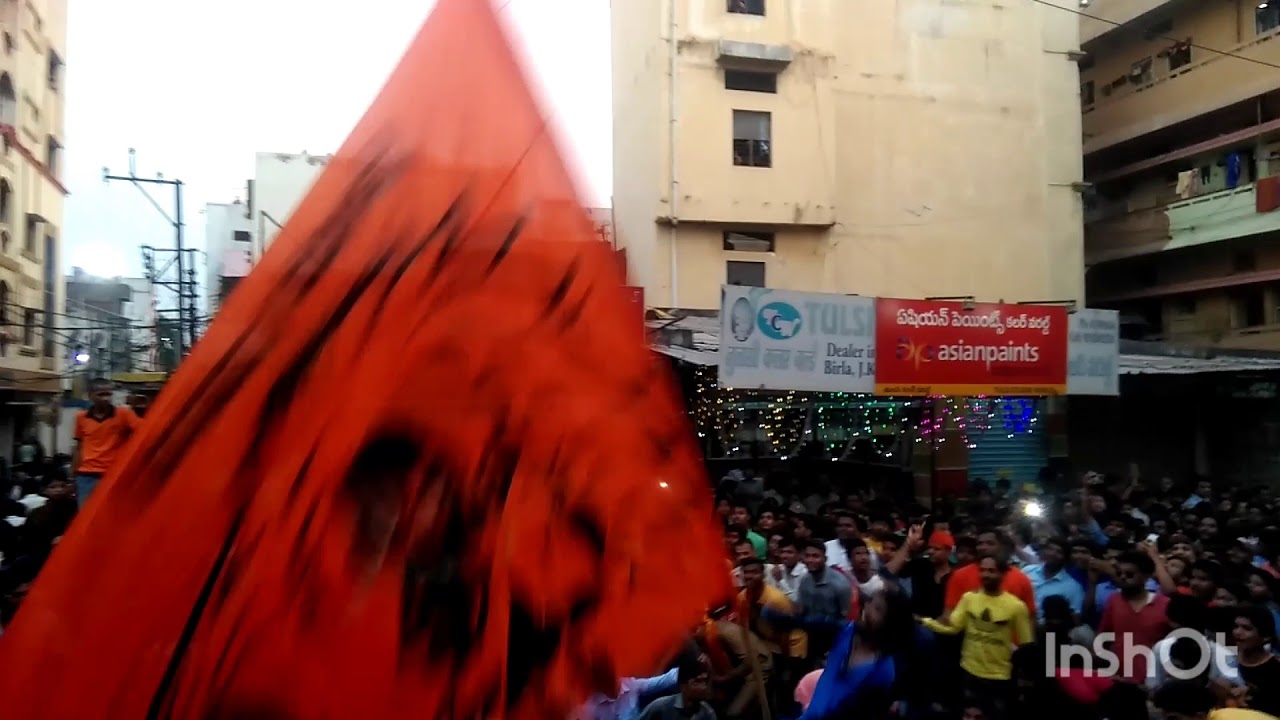 Raja Singh Sri Rama Navami shoba yatra 2018 chudi Bazar