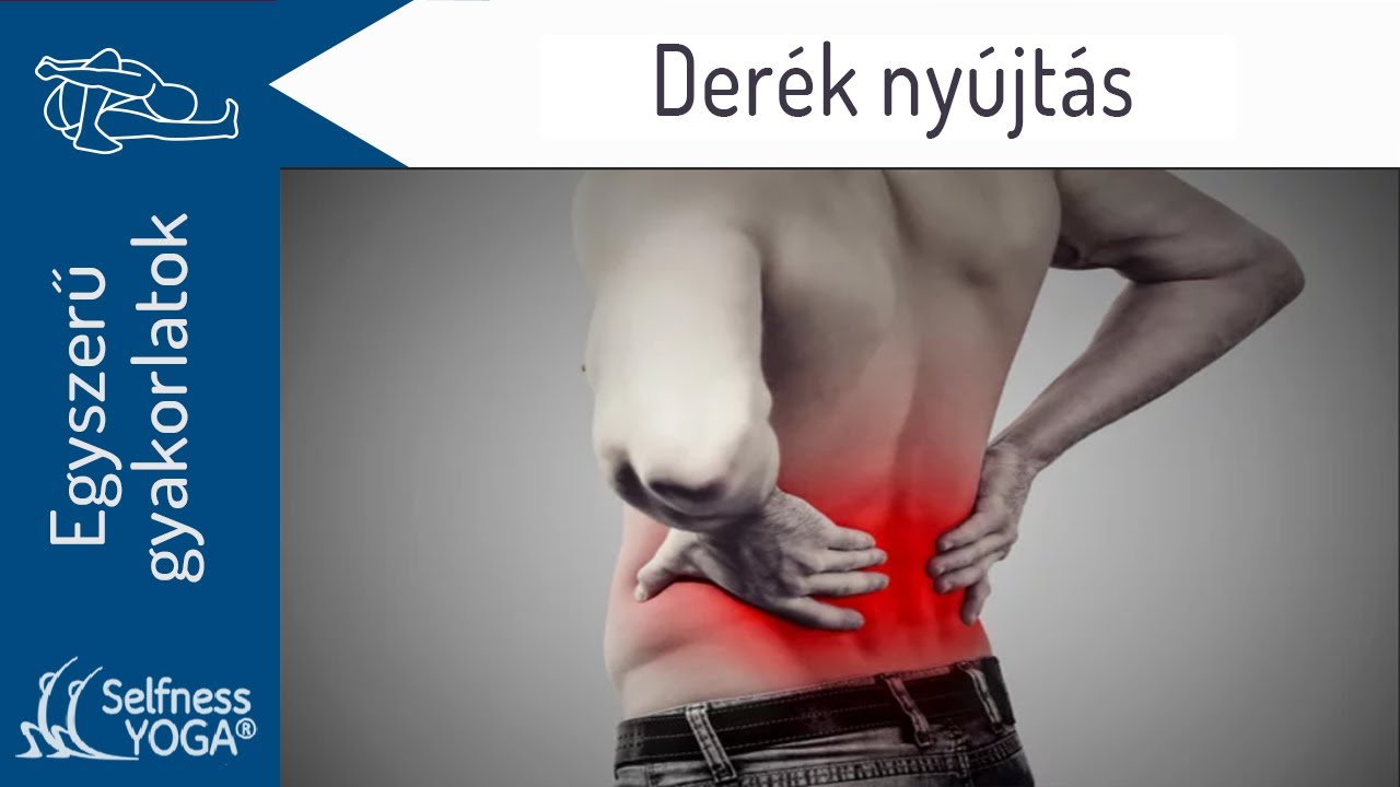 Derék nyújtás könnyedén, háton fekve, amely fájdalomcsillapító és feszültségoldó - jóga gyakorlás