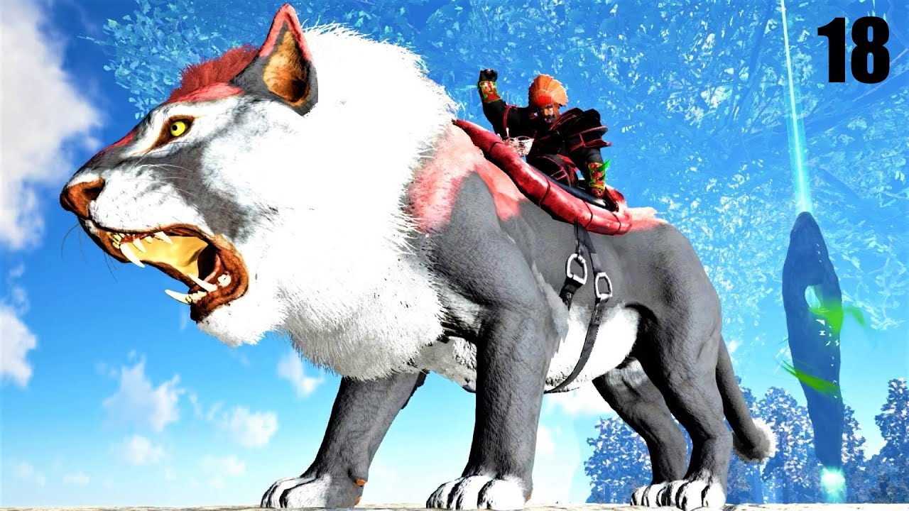 EPIC ALPHA LION & TREE OF LIFE! (FJORDUR GAIA2 MODDED) ARK SURVIVAL EVOLVED E18