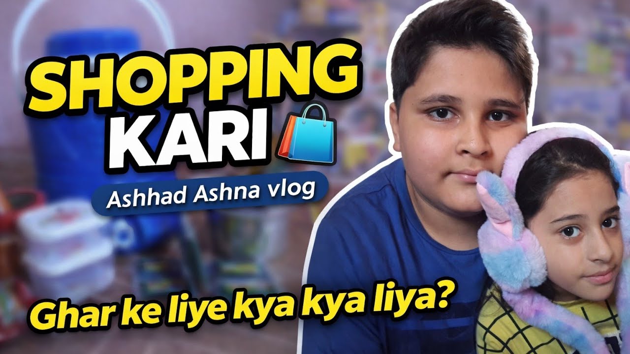 Shopping vlog zaroori samaan ki shopping kar li😘