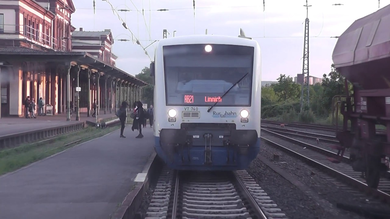 Einfahrt Düren Hbf Nordseite aus der Bördebahn