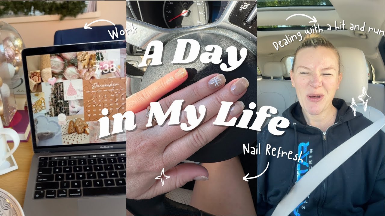 day in my life vlog 🤍 getting ready, gym time with baby girl, dealing with a hit and run & more