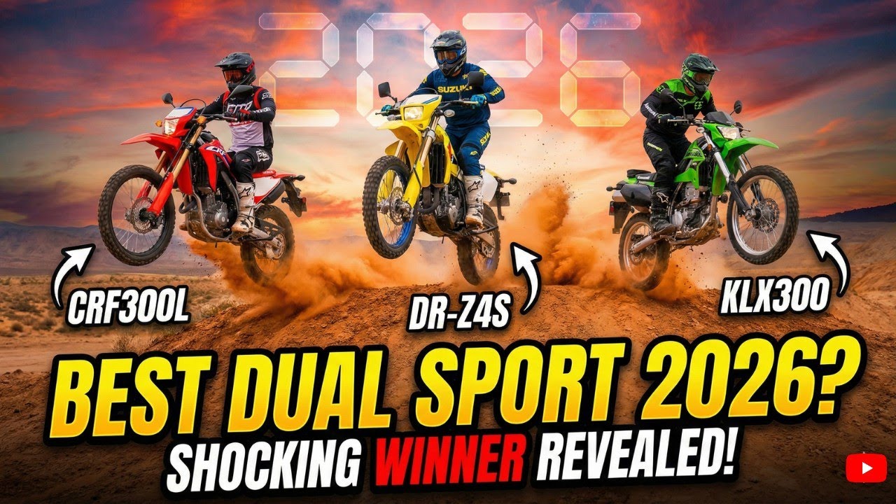 Honda CRF300L, Suzuki DR-Z4S и Kawasaki KLX300 – сравнение лучших мотоциклов двойного назначения ...