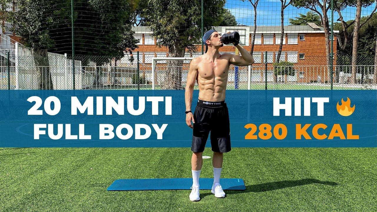 20 MINUTI ALLENAMENTO FULL BODY HIIT a Casa Senza Attrezzi | Emanuele Mauti