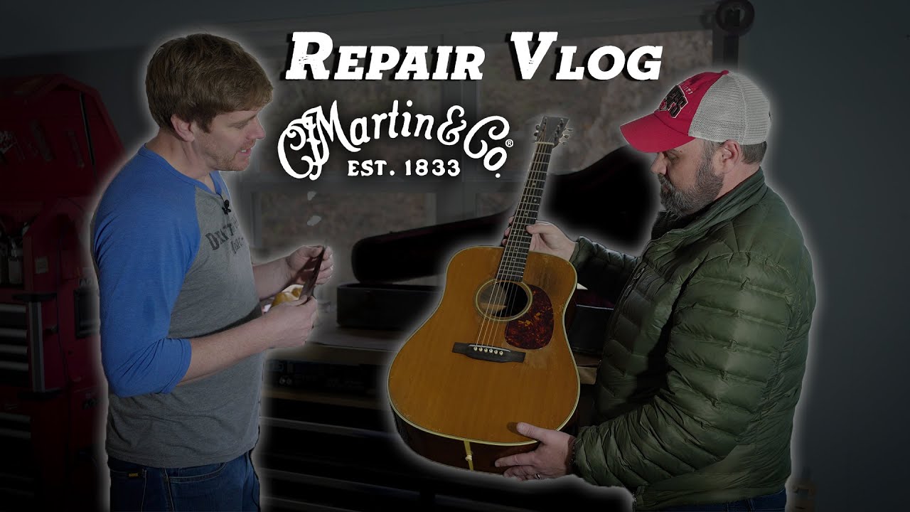 Vintage 1947 Martin D-28 Pickguard Replacement Vlog