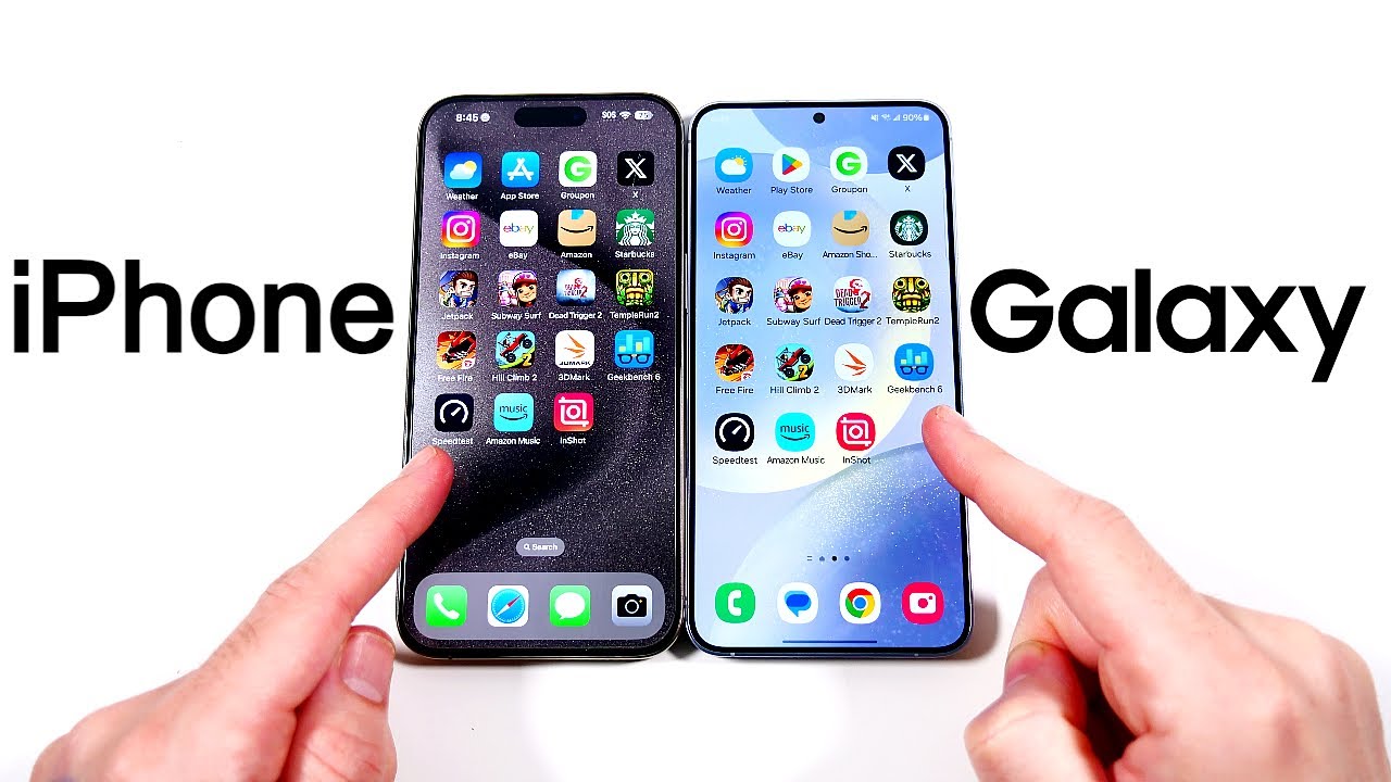 iPhone 15 Pro Max vs Galaxy S24 Plus Speed Test
