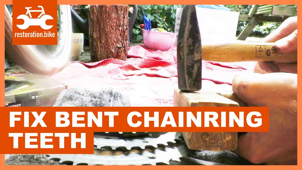 How to fix bent chainring teeth in 2 easy steps