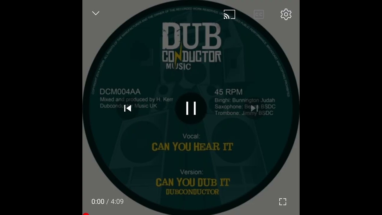 DUB ALL TINGS & CAN YOU DUB IT - DUB CONDUCTOR