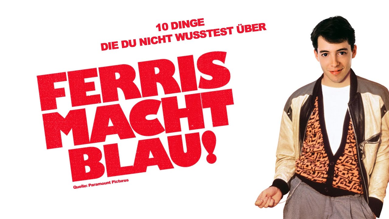 Ferris macht Blau - 10 Dinge die du nicht wusstest - Matthew Broderick, John Hughes