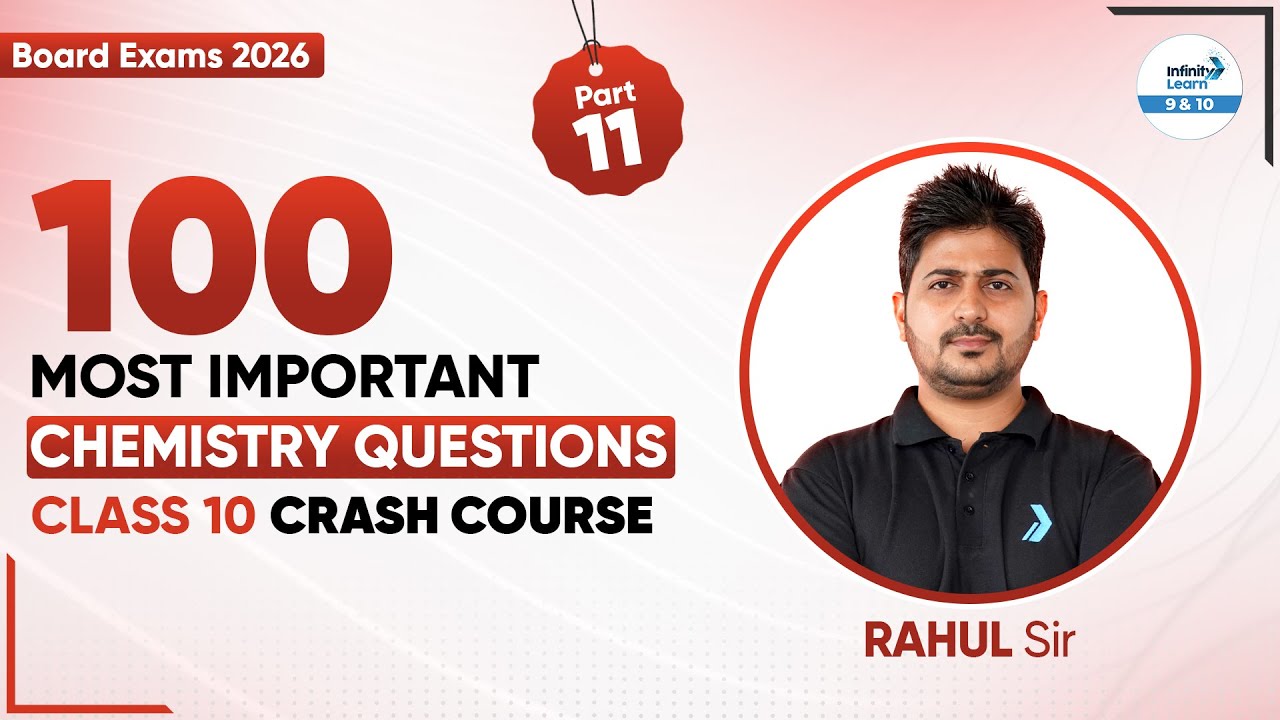 🎯 100 MOST Important Questions in Chemistry | Board Exam 2026 | Part 11 | CBSE 2026 Preparation