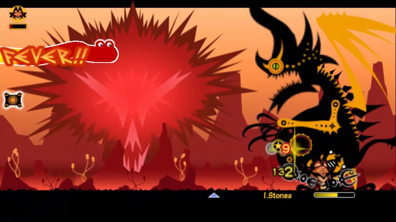 Patapon 3 - Lv39 Myamsar VS DLC [Boss Battle] Garuru