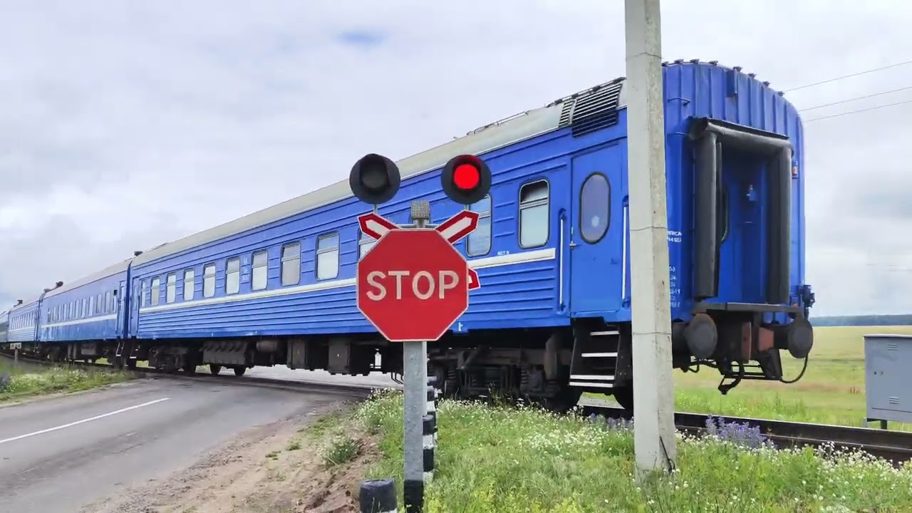 ЖД ПЕРЕЕЗД В БЕЛАРУСИ 🇧🇾 24.6.2024 (ЗА РОЖАНКОЙ) 51 ЧАСТЬ, ПОЕЗДА НА О. П. БОБРЫ 4 ЧАСТЬ