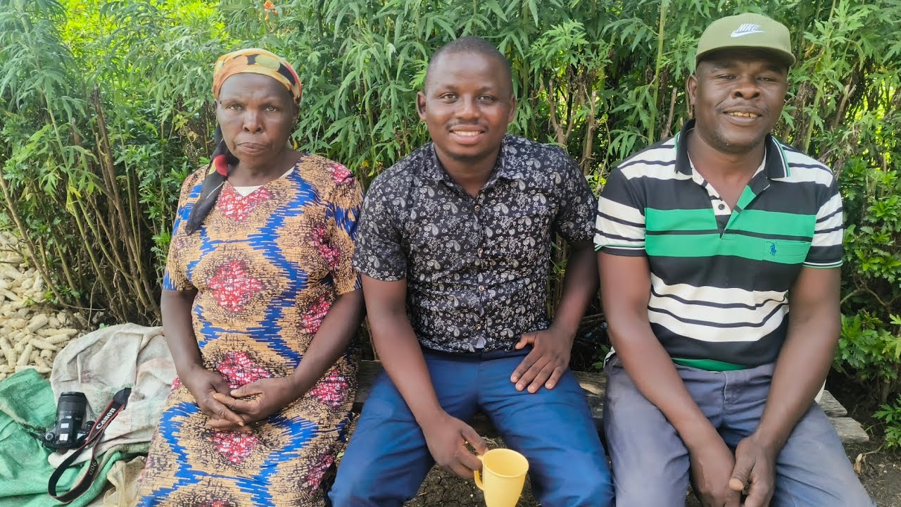 Visiting my grandmother in nyadarua county♥️She blessed me with my new wife♥️Senior dave marries