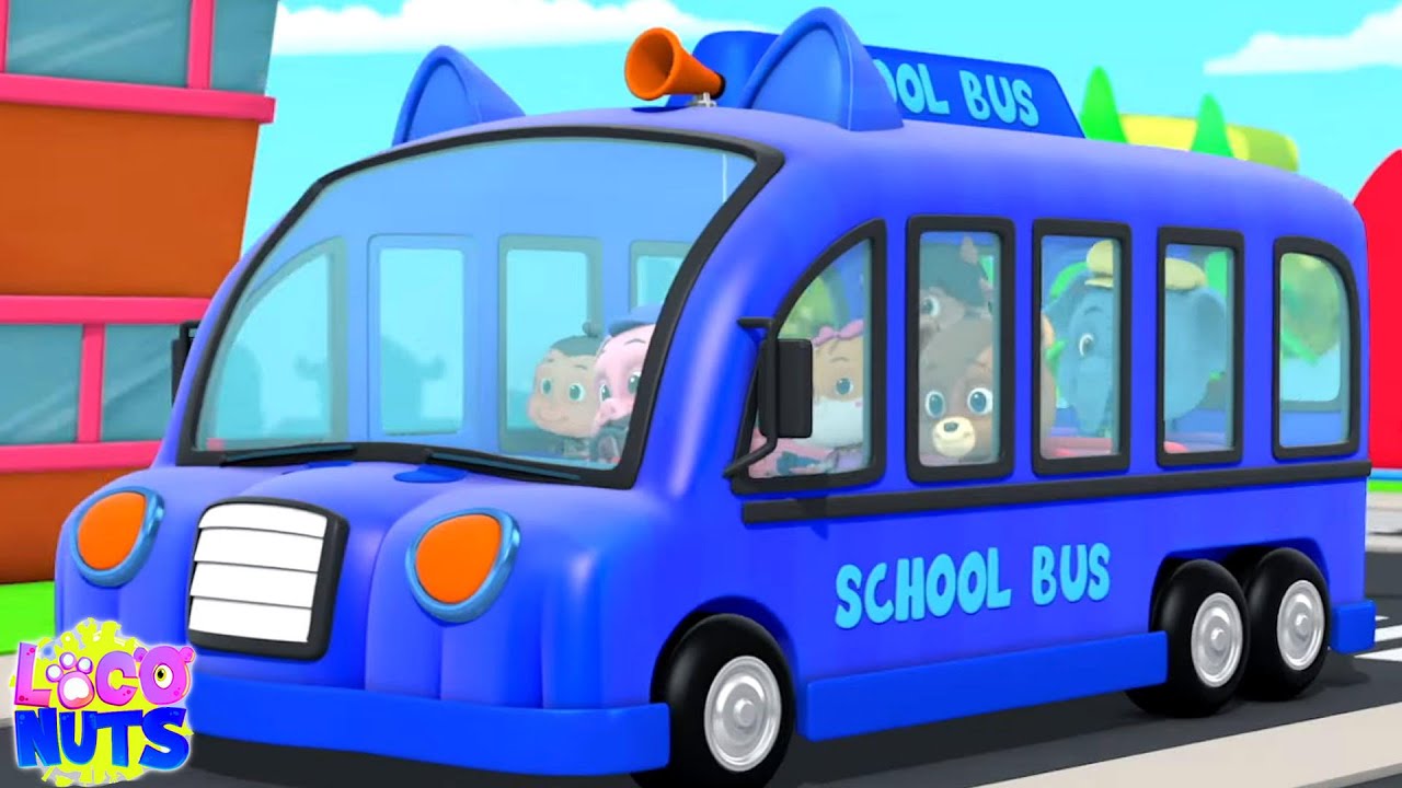 Wheels On The Bus, Street Vehicles + More Cartoon Videos & Songs for Kids