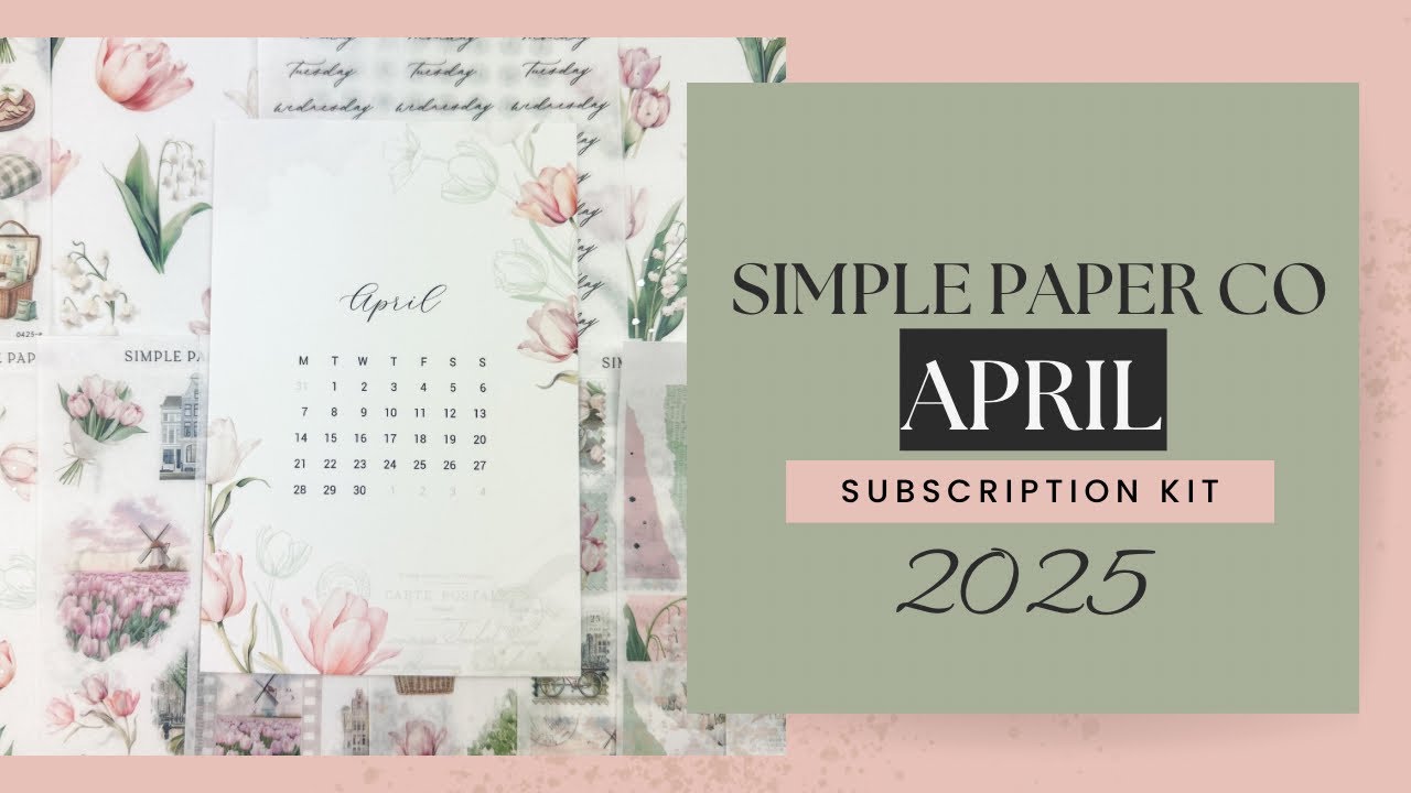 Simple Paper Co Mystery Subscription | April 2025