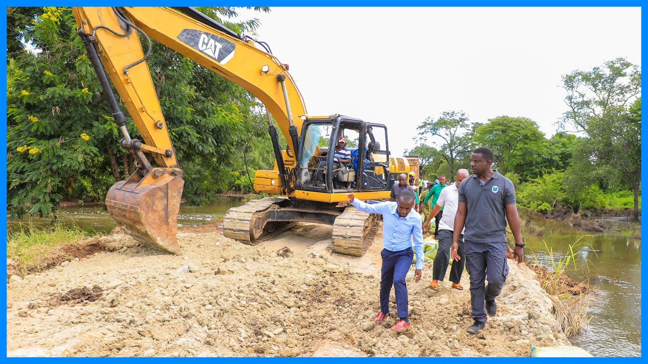 WAZIRI BASHUNGWA APIGA KAMBI LINDI, BARABARA YA LIWALE   NANGURUKURU YAANZA KUPITIKA