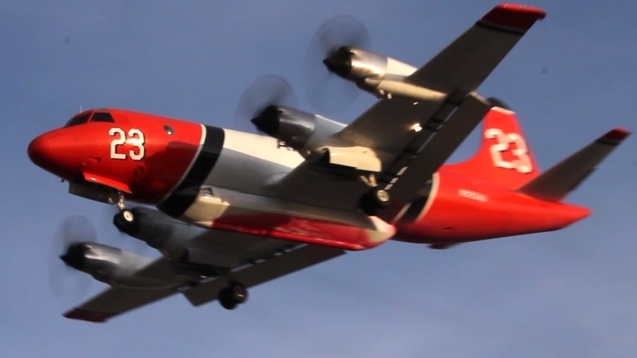 Firefighting Airplanes Return From A Massive Wildfire!