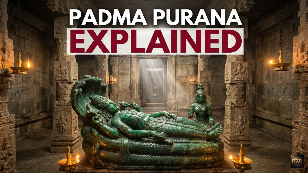 Падма-Пурана: объяснение происхождения Вселенной и почему Лакшми выбрала Вишну | Real2Real