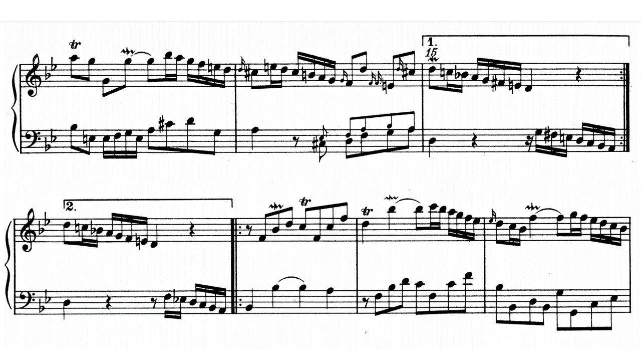 G. F. Händel - Suite No. 7 in G minor - HWV 432 - II. Andante